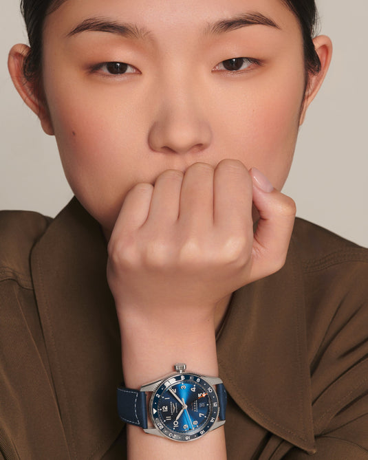 Longines Spirit Zulu Time Automatic Watch, Ø 39.00 Mm, Stainless Steel And Ceramic Bezel. L3.802.4.93.2