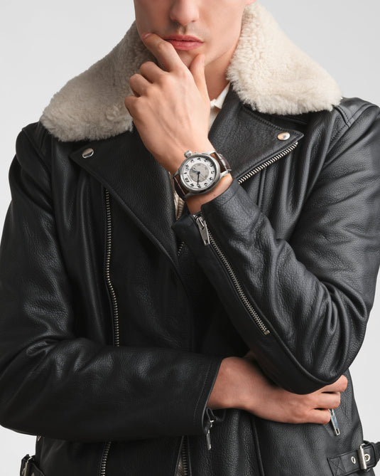 Longines Weems Second-Setting Watch Automatic Watch, Ø 47.50 Mm, Stainless Steel. L2.713.4.13.0