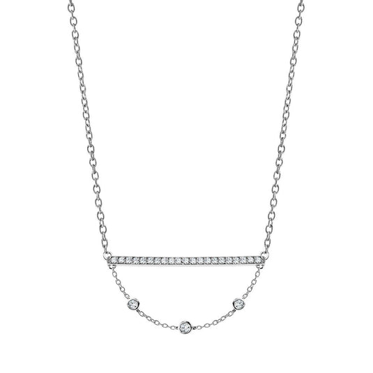 14K WHITE GOLD DIAMOND PENDANT PDD2943-W