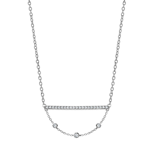 14K WHITE GOLD DIAMOND PENDANT PDD2943-W
