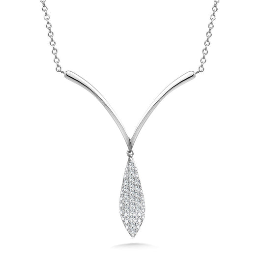 14K WHITE GOLD DIAMOND PENDANT PDD2995-W