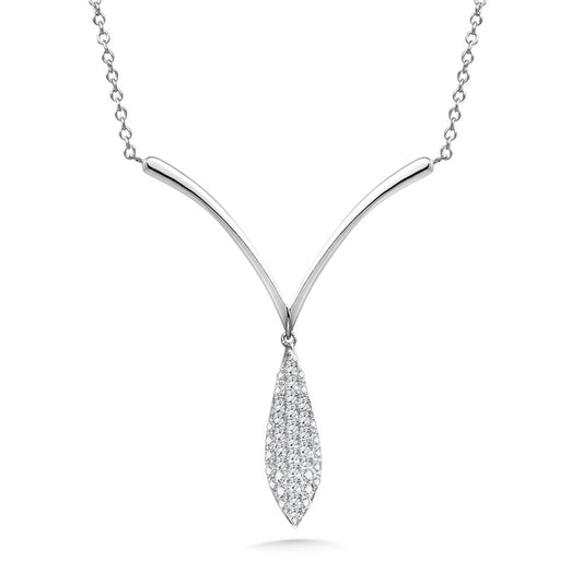 14K WHITE GOLD DIAMOND PENDANT PDD2995-W