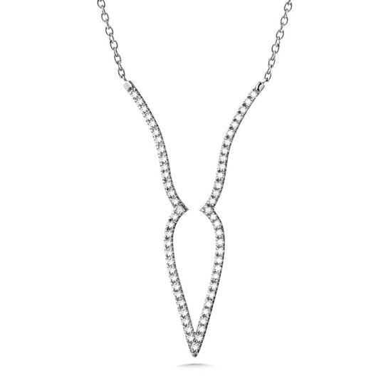 14K WHITE GOLD DIAMOND PENDANT PDD2997-W