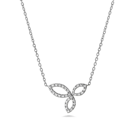 14K WHITE GOLD DIAMOND PENDANT PDD3002-W