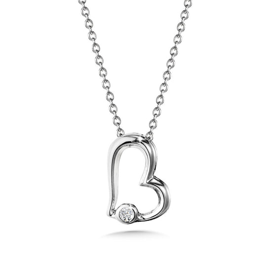 DIAMOND HEART PENDANT PDD3060-1W