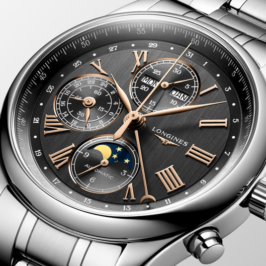 Master Collection Chrono Moonphase Automatic Watch L2.773.4.61.6