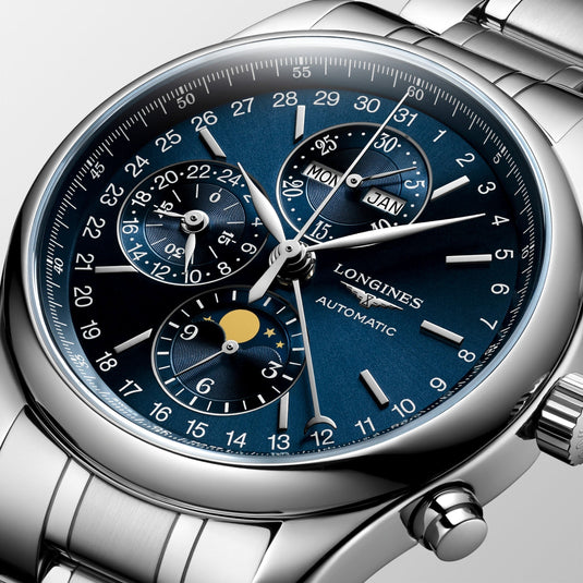 Master Collection Chrono Moonphase Automatic Watch L2.773.4.92.6