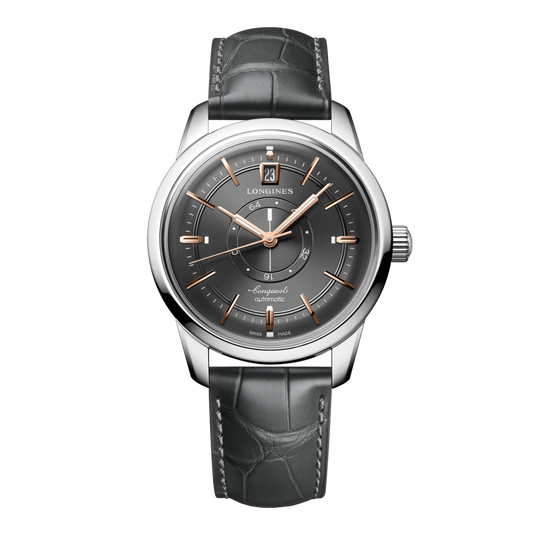 Longines Conquest Heritage Central Power Reserve Automatic Watch, Ø 38.00 Mm, Stainless Steel. L1.648.4.62.2