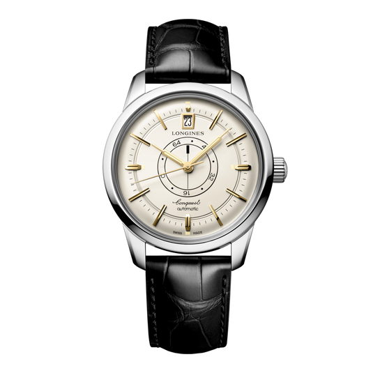 Longines Conquest Heritage Central Power Reserve Automatic Watch, Ø 38.00 Mm, Stainless Steel. L1.648.4.78.2