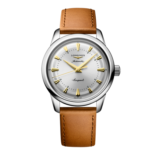 Longines Conquest Heritage Automatic Watch, Ø 38.00 Mm, Stainless Steel. L1.649.4.72.2