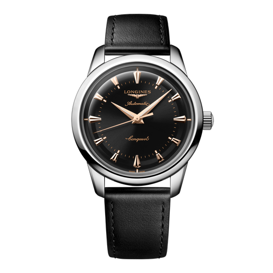 Longines Conquest Heritage Automatic Watch, Ø 40.00 Mm, Stainless Steel. L1.650.4.52.2