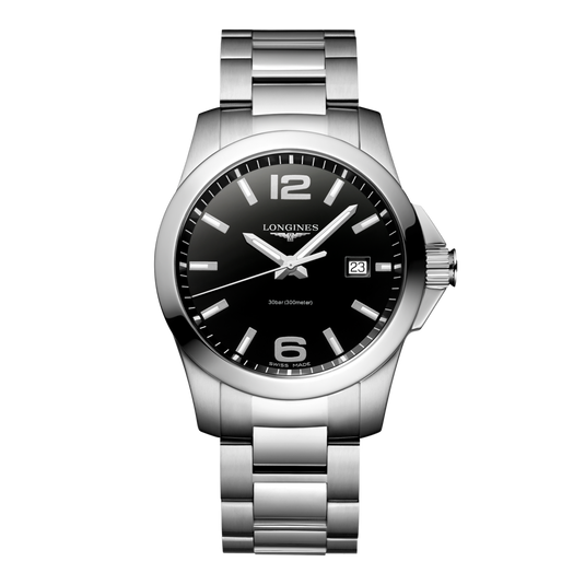 Longines Conquest Quartz Watch, Ø 41.00 Mm, Stainless Steel. L3.759.4.58.6