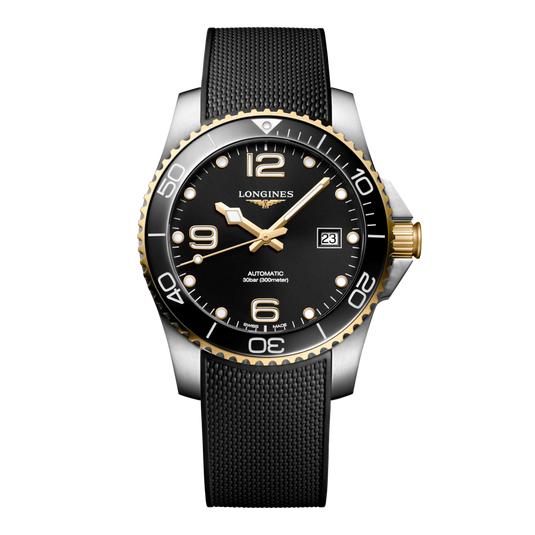 Longines Hydroconquest Automatic Watch, Ø 41.00 Mm, Stainless Steel And Ceramic Bezel. L3.781.3.56.9