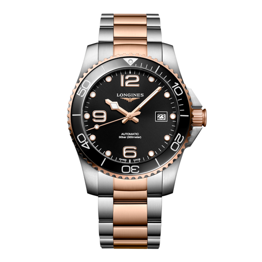 Longines Hydroconquest Automatic Watch, Ø 41.00 Mm, Stainless Steel And Ceramic Bezel. L3.781.3.58.7
