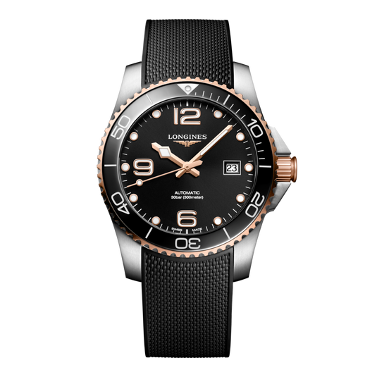Longines Hydroconquest Automatic Watch, Ø 41.00 Mm, Stainless Steel And Ceramic Bezel. L3.781.3.58.9