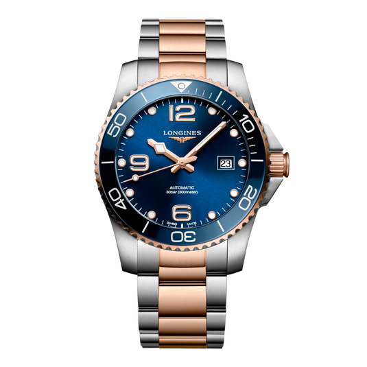Longines Hydroconquest Automatic Watch, Ø 41.00 Mm, Stainless Steel And Ceramic Bezel. L3.781.3.98.7