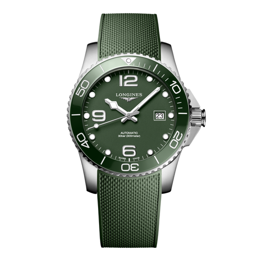 Longines Hydroconquest Automatic Watch, Ø 41.00 Mm, Stainless Steel And Ceramic Bezel. L3.781.4.06.9