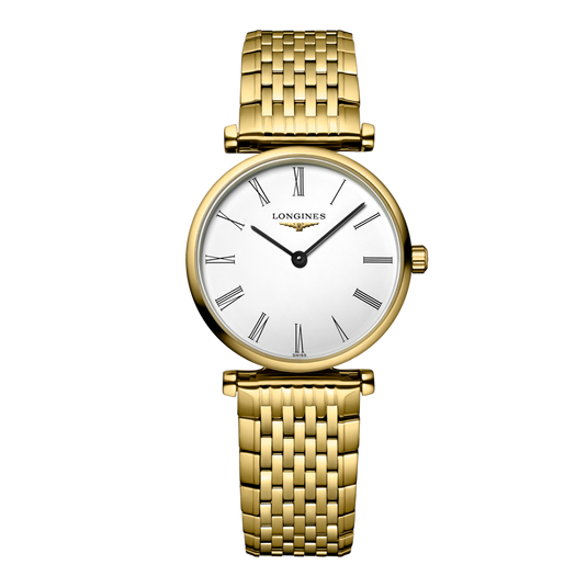 Longines La Grande Classique De Longines Quartz Watch, Ø 24.00 Mm, Yellow Pvd Coating. L4.209.2.11.E
