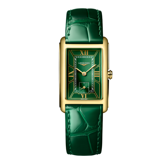 Longines Dolcevita Quartz Watch, 23.00 X 37.00 Mm, 18 Karat Yellow Gold. L5.512.6.95.2