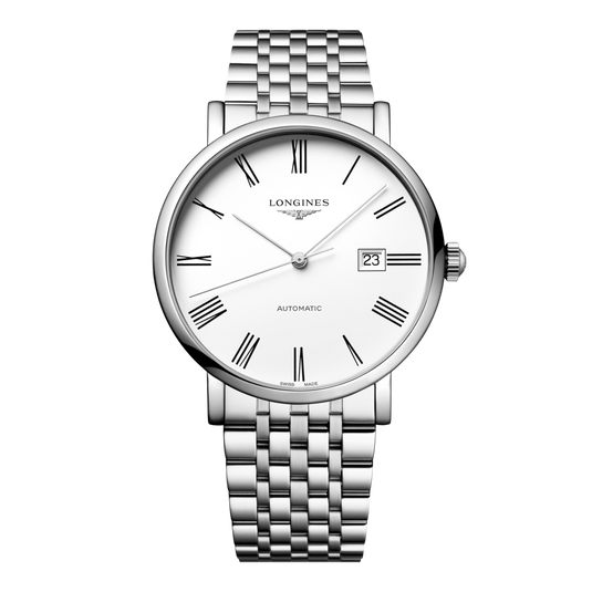 Longines Elegant Collection Automatic Watch, Ø 41.00 Mm, Stainless Steel. L4.911.4.11.6