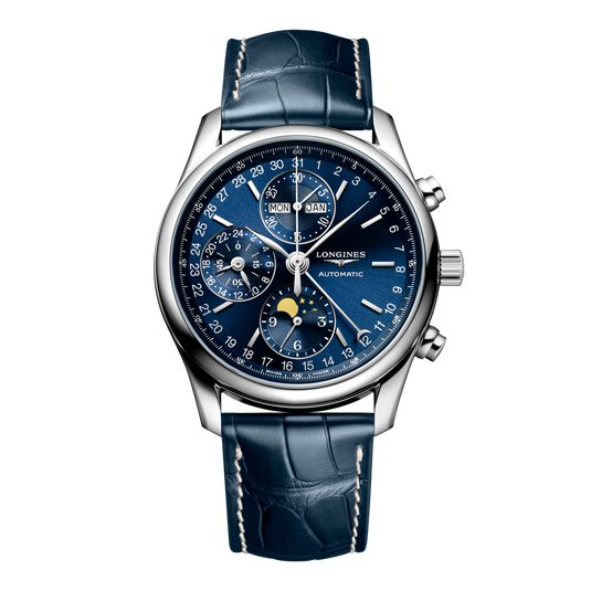 Longines Master Collection Chrono Moonphase Automatic Watch, Ø 40.00 Mm, Stainless Steel. L2.673.4.92.0