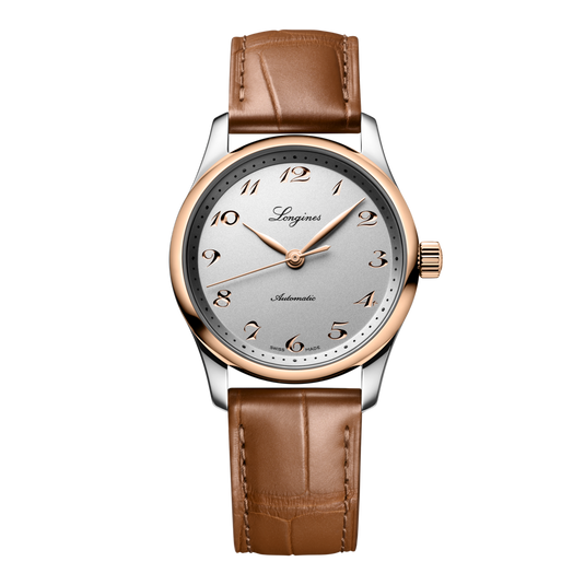 Longines Master Collection Automatic Watch, Ø 34.00 Mm, Stainless Steel And 18 Karat Pink Gold Cap 200. L2.357.5.70.2