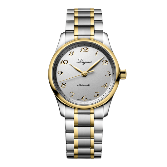 Longines Master Collection Automatic Watch, Ø 34.00 Mm, Stainless Steel And 18 Karat Yellow Gold Cap 200. L2.357.5.72.7