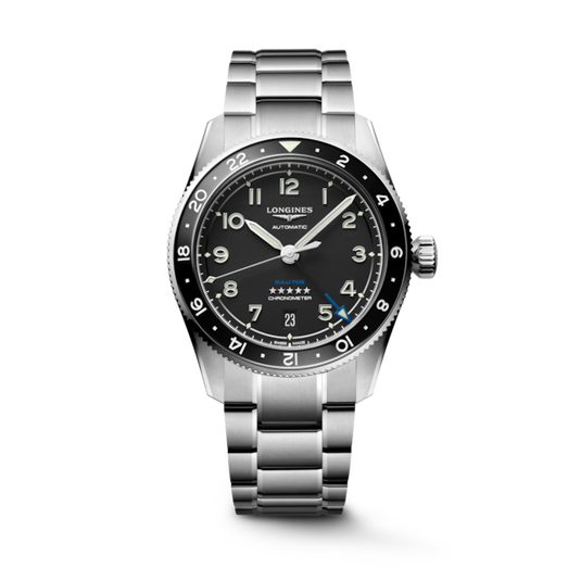 Longines Spirit Zulu Time Automatic Watch, Ø 39.00,L3.802.4.53.6