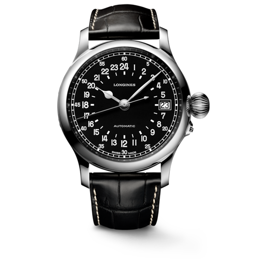 Longines Twenty-Four Hours Automatic Watch, Ø 47.50,L2.751.4.53.4