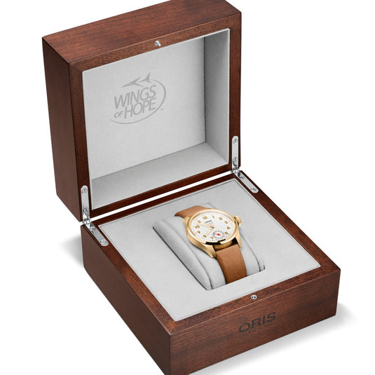 Oris Wings of Hope Gold Limited Edition Automatic Watch 01 401 7782 6081-Set
