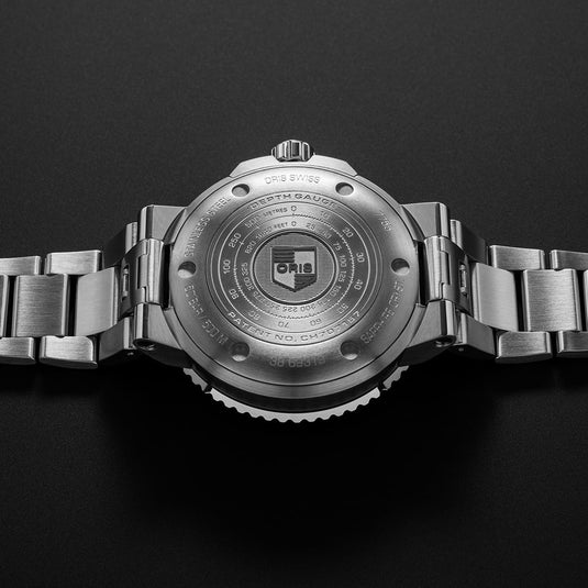 Oris Aquis Depth Gauge Automatic Watch 01 733 7755 4154-Set MB