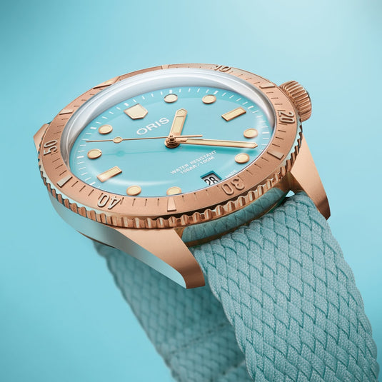 Oris Divers Sixty‑Five 'Cotton Candy' Automatic Watch 01 733 7771 3155-07 3 19 02BRS