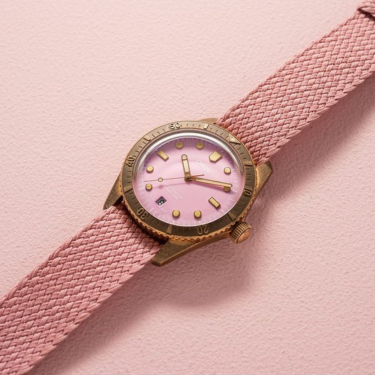 Oris Divers Sixty‑Five 'Cotton Candy' Automatic Watch 01 733 7771 3158-07 3 19 04BRS