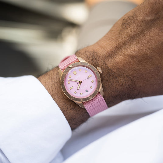 Oris Divers Sixty‑Five 'Cotton Candy' Automatic Watch 01 733 7771 3158-07 3 19 04BRS