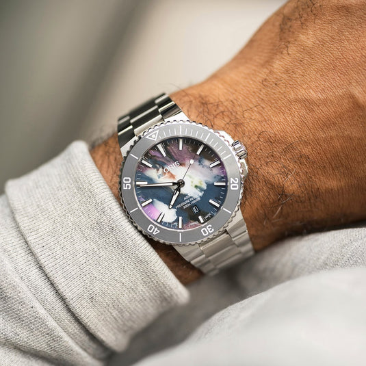 Oris Aquis Date Upcycle Automatic Watch 01 733 7789 4150-07 8 23 04PEB