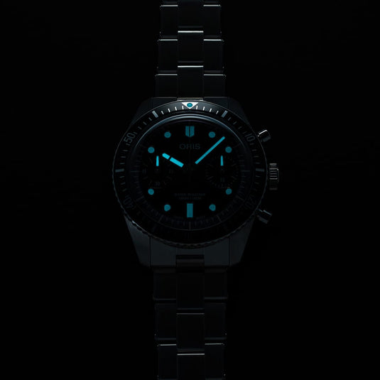 Oris Divers Sixty‑Five Chronograph Automatic Watch 01 771 7791 4054-07 8 20 18