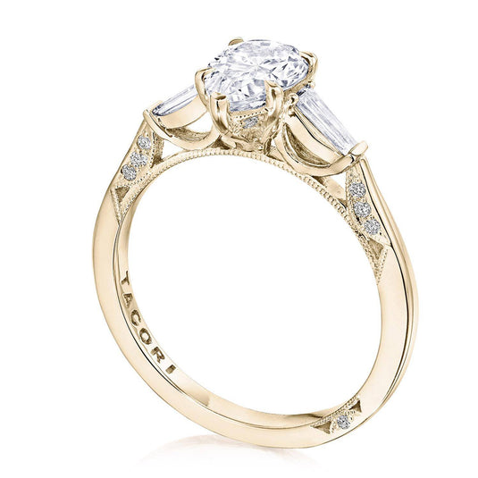 Tacori Pear 3-Stone Engagement Ring 2669PS85X55