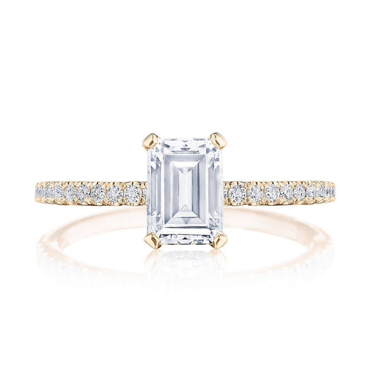 Tacori Emerald Solitaire Engagement Ring 267015EC7X5