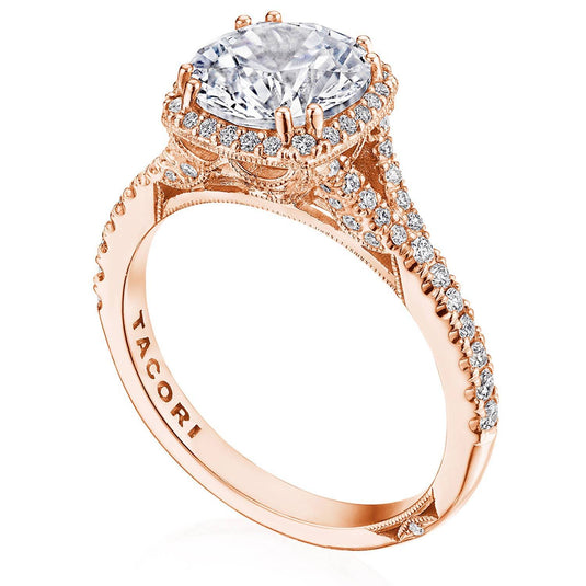 Tacori Round Bloom Engagement Ring 2672CU8