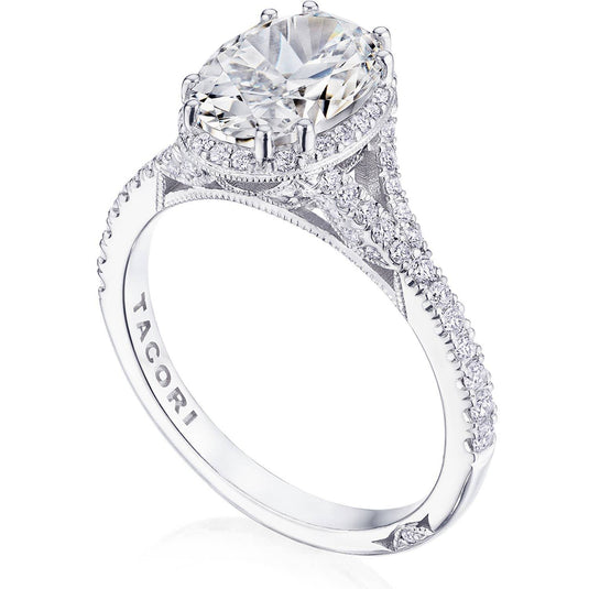 Tacori Oval Bloom Engagement Ring 2672OV95X7W