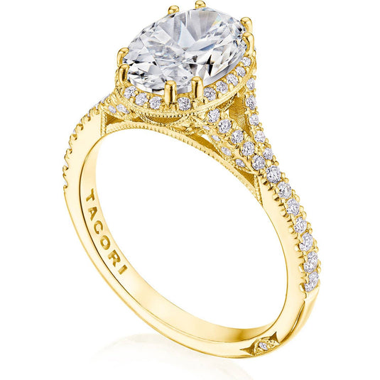 Tacori Oval Bloom Engagement Ring 2672OV95X7W
