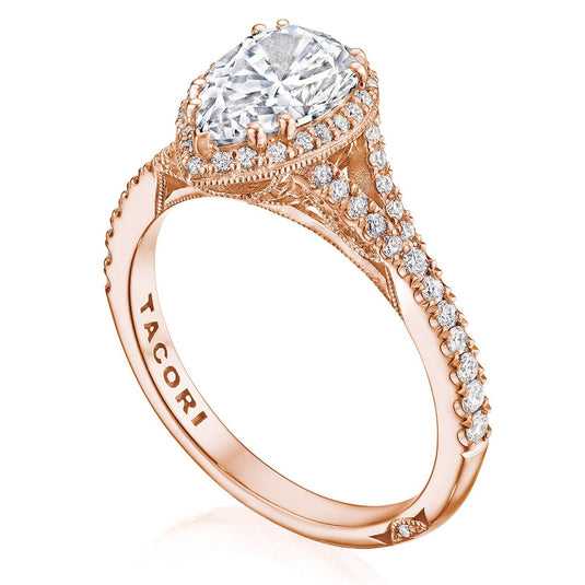 Tacori Pear Bloom Engagement Ring 2672PS9X6