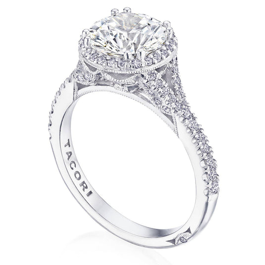 Tacori Round Bloom Engagement Ring 2672RD8
