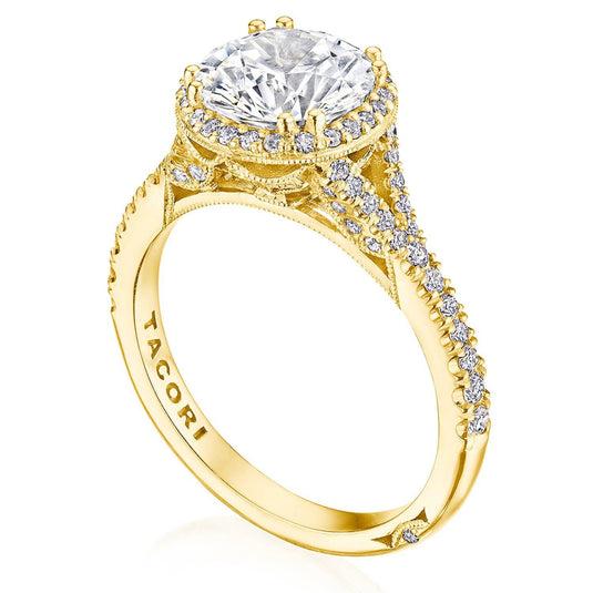 Tacori Round Bloom Engagement Ring 2672RD8