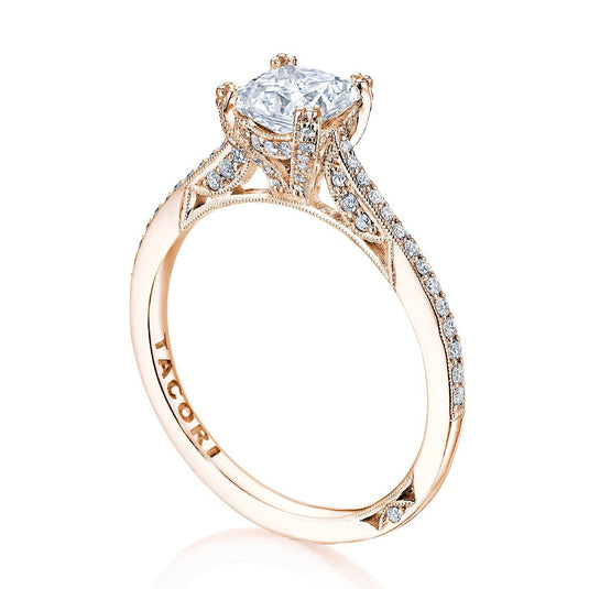 Tacori Princess Solitaire Engagement Ring 2679PR55