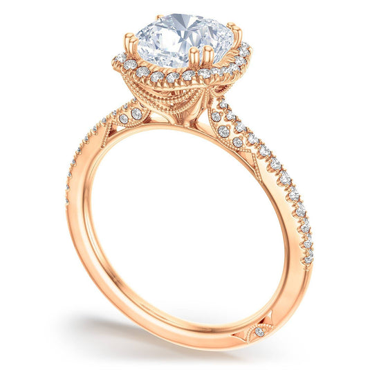 Tacori Cushion Bloom Engagement Ring 268415cuc65