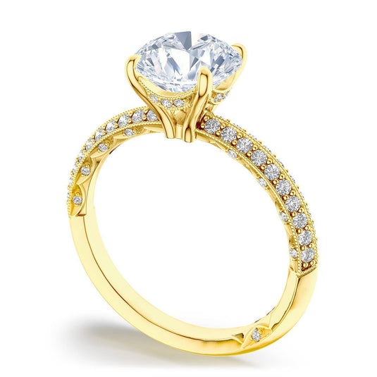 Tacori Round Solitaire Engagement Ring 2686rd75