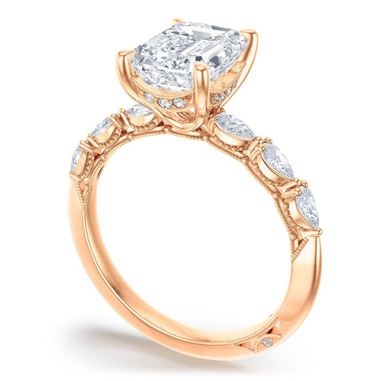 Tacori Emerald Solitaire Engagement Ring 2687ec8x6