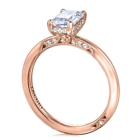 Tacori Emerald Solitaire Engagement Ring 268815EC7X5