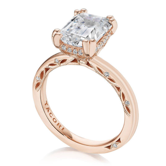 Tacori Emerald Solitaire Engagement Ring 268922EC10X75